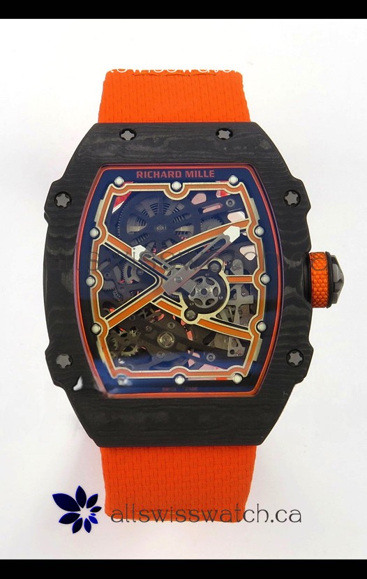 Richard Mille RM67-02 Black NTPT 37 Grams CRMA7 Clone Movement 