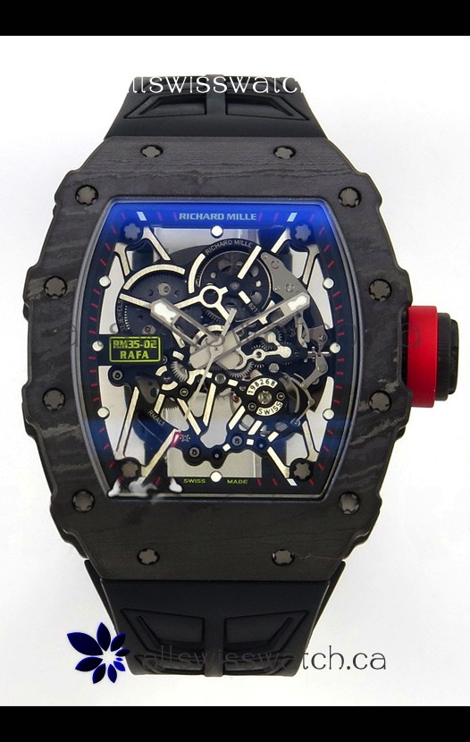 Richard Mille RM035-02 Black NTPT FREE SPRUNG MVMNT Super Clone Watch
