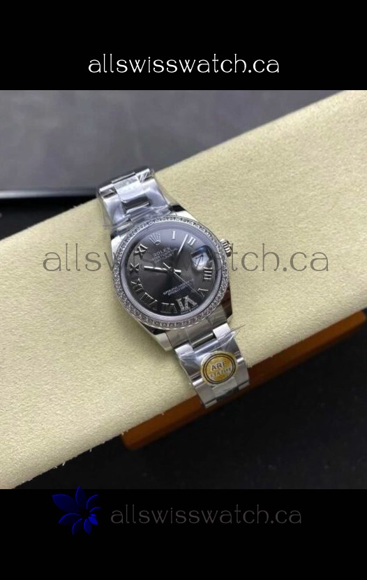 Rolex Super Clone Datejust 31MM Grey Dial Oyster Super Clone Watch