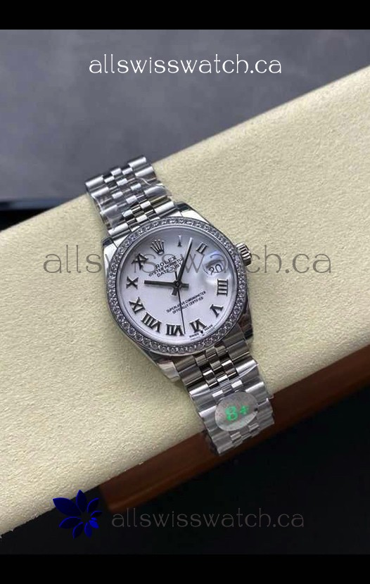 Rolex Super Clone Datejust 31MM White Dial Steel Case Super Clone Watch 