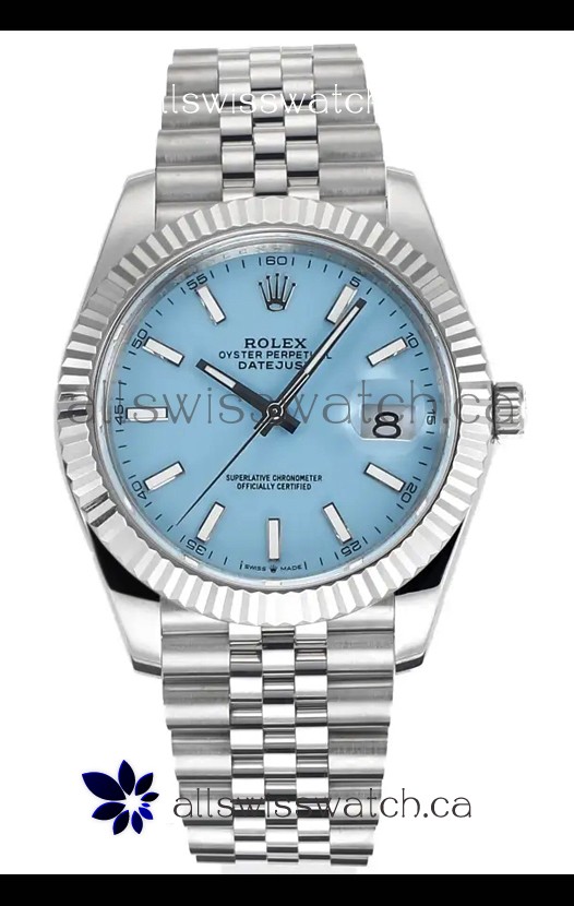 Rolex Datejust Cal.3235 Movement Tiffany Blue 41MM Super Clone Watch 