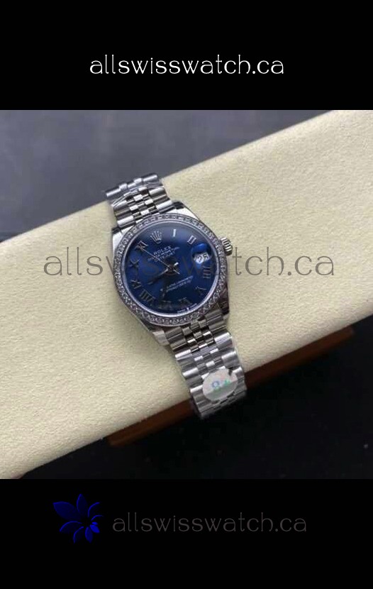 Rolex Super Clone Datejust 31MM Navy Blue Dial Super Clone Watch 