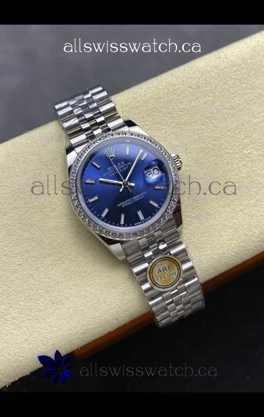 Rolex Super Clone Datejust 31MM Blue Dial Steel Case Super Clone Watch 