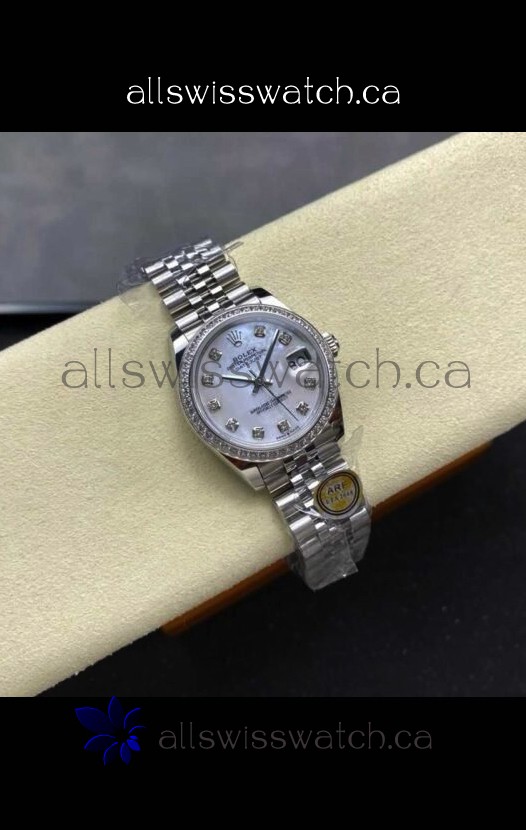 Rolex Super Clone Datejust 31MM Pearl Dial Super Clone Watch