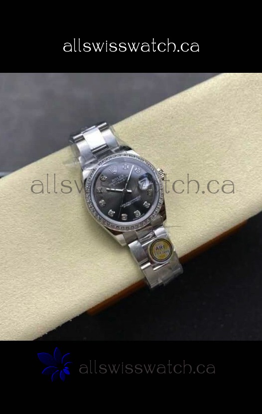 Rolex Super Clone Datejust 31MM Grey Dial Oyster Super Clone Watch