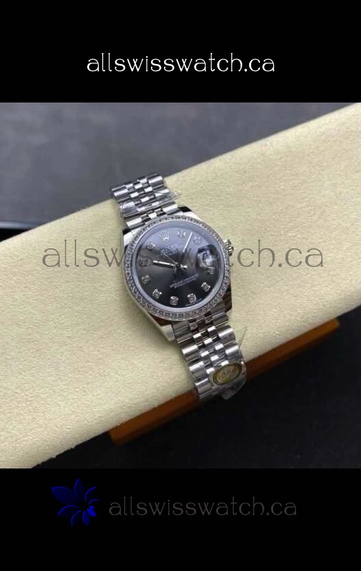 Rolex Super Clone Datejust 31MM Grey Dial Jubilee Super Clone Watch