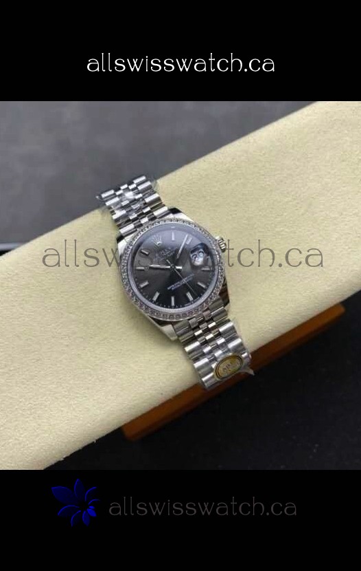 Rolex Super Clone Datejust 31MM Grey Dial Jubilee Super Clone Watch