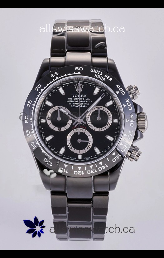 Rolex Daytona AET Black Ceramic 4130 Movment Super Clone Watch 
