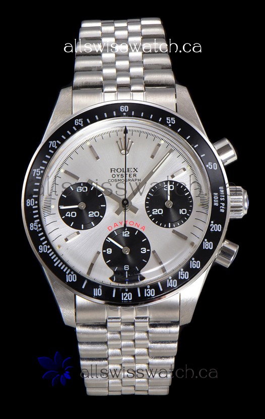 Rolex Daytona Paul Newman 37MM Steel Dial Manual Wind Super Clone Watch 