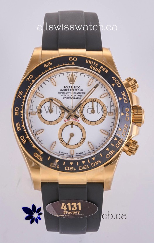 Rolex Daytona 126518 White Dial FREE SPRUNG MVMT Super Clone Watch 