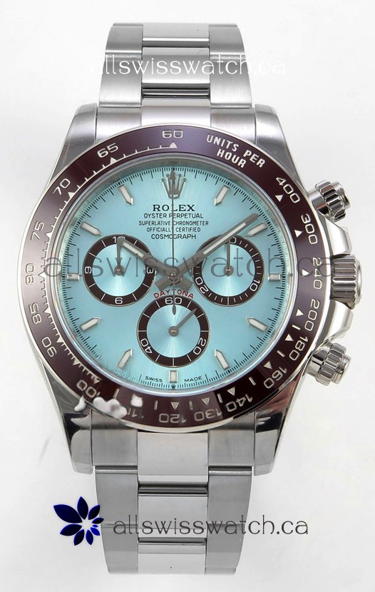 Rolex Daytona 126506 Ice Blue Stick Markers FREE SPRUNG MVMT Super Clone Watch 
