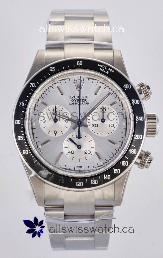 Rolex Daytona Paul Newman Steel Dial Custom Modded 4130 Mvnt Swiss Replica