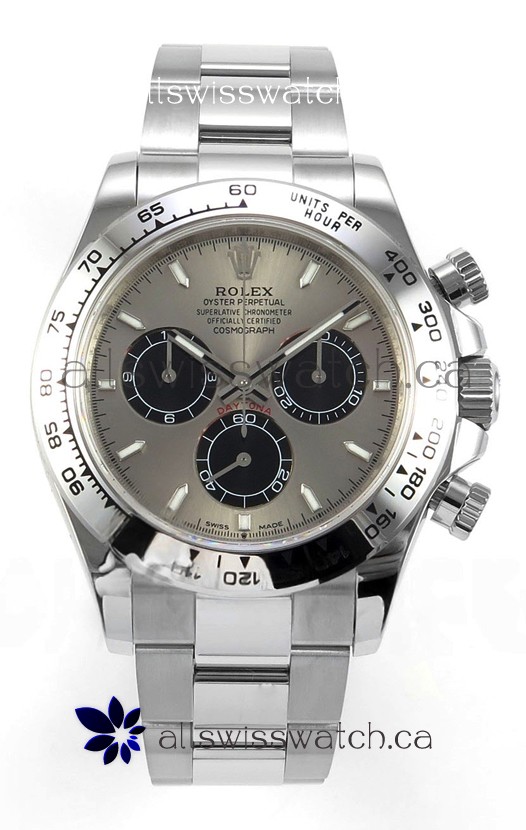 Rolex Daytona 126509 Silver Dial Stick Markers FREE SPRUNG MVMT Super Clone Watch 