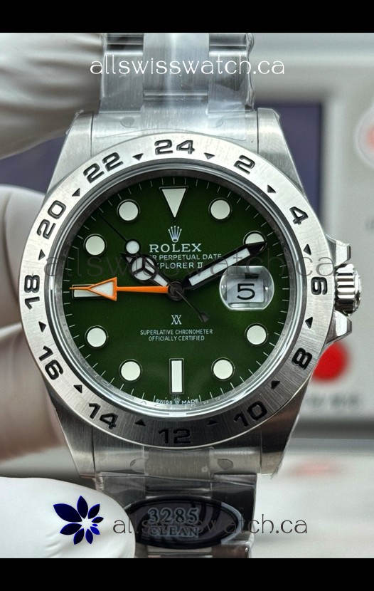 Rolex Explorer II Tree Hunter Green Dial Super Clone Watch 