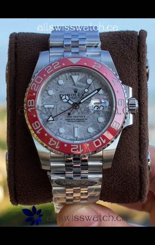 GMT Masters M126719BLRO Meteorite Cal.3285 FREE SPRUNG MVMNT Super Clone 