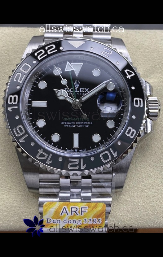 GMT Masters 126710GRNR Bruce Wayne Cal.3285 FREE SPRUNG MVMNT Super Clone 