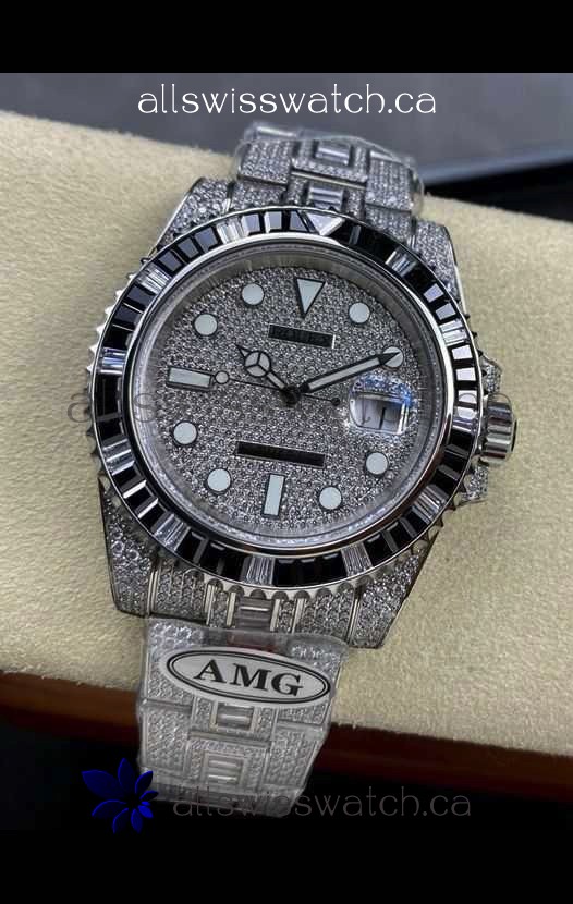 Rolex Submariner 116610 Iced Out Edition 1 Swiss Replica Watch 