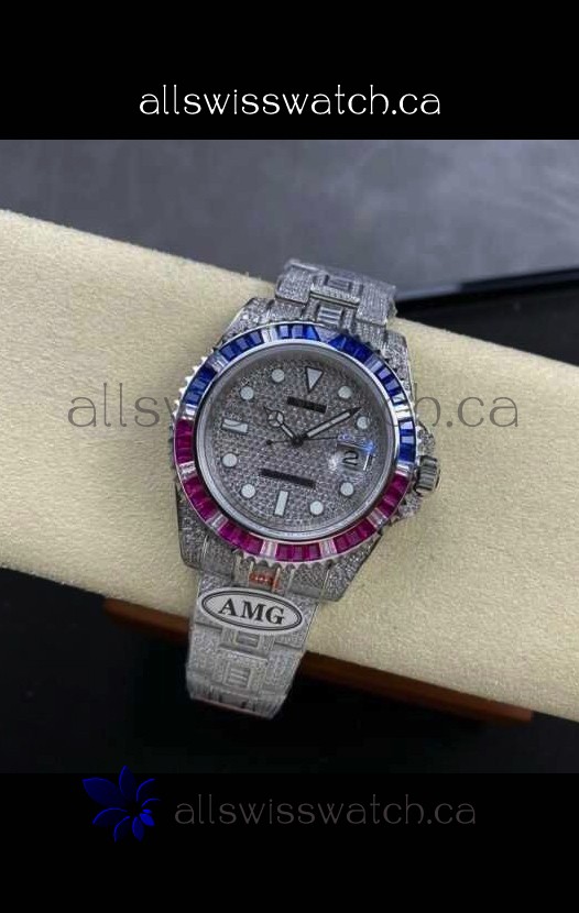 Rolex Submariner 116610 Iced Out Edition 2 Swiss Replica Watch 