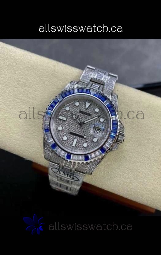 Rolex Submariner 116610 Iced Out Edition 4 Swiss Replica Watch 