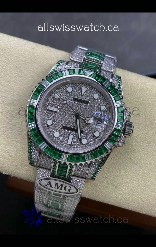 Rolex Submariner 116610 Iced Out Edition 7 Swiss Replica Watch 