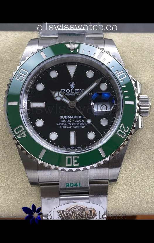 Rolex Submariner 126610LV Kermit FREE SPRUNG MVMNT Super Clone Watch 