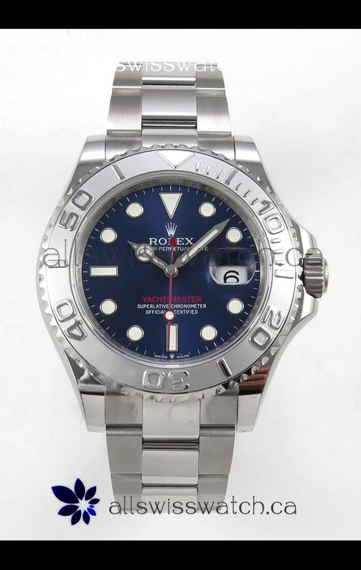 Rolex Yachtmaster 40mm Blue Dial 3235 Movement Blue Dial Superclone Watch 