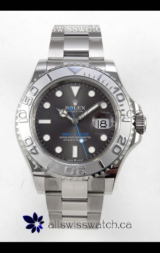 Rolex Yachtmaster 40mm Grey Dial 3235 Movement Blue Dial Superclone Watch 