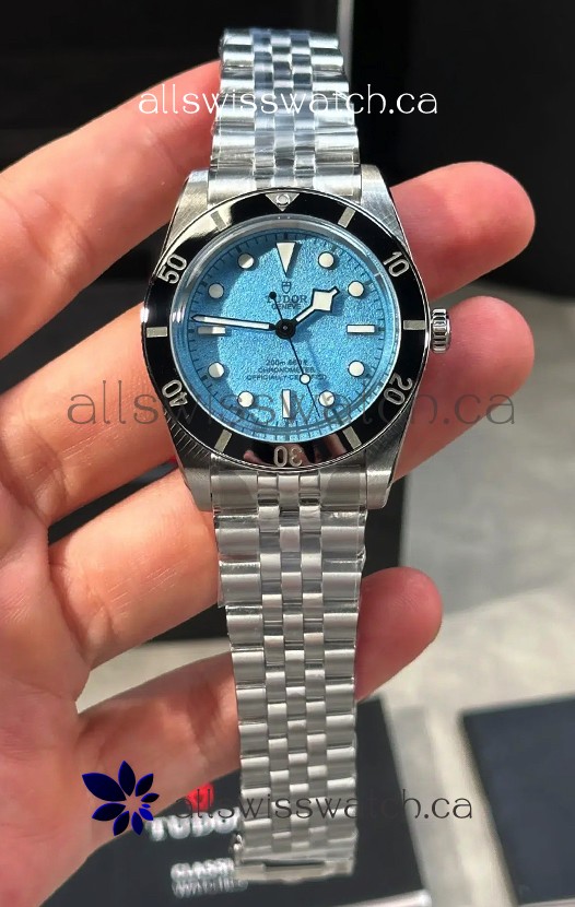 Tudor Black Bay 54 Lagoon Blue Dial 37MM Jubilee Super Clone Watch 
