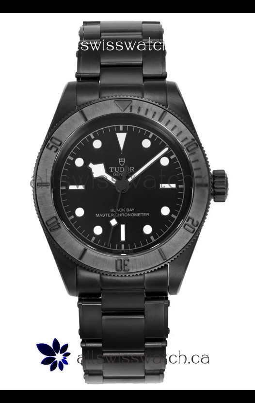 Tudor Black Bay PVD Case Black Dial Swiss Replica Watch 