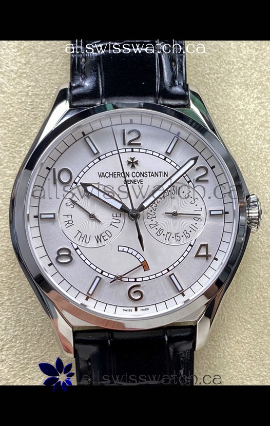 Vacheron Constantin Fiftysix Day-Date Stainless Steel White Dial Swiss Replica Watch 