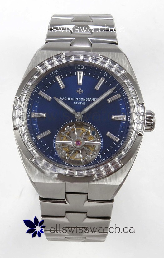 Vacheron Constantin Overseas Tourbillon Stainless Steel Super Clone Watch 