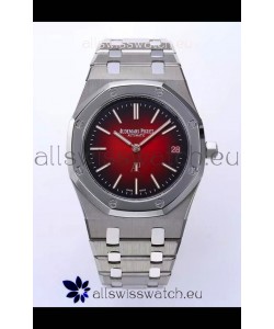Audemars Piguet Super Clone Royal Oak Extra Thin Watch in Red Dial