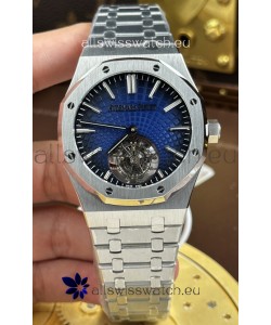 Audemars Piguet Super Clone Royal Oak Flying Tourbillon 41mm Blue Dial Watch 