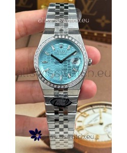 Rolex Land-Dweller 127336 Ice Blue Honeycomb 40MM Swiss Replica Watch 