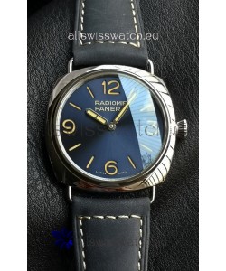 Panerai Super Clone Radiomir PAM1383 Swiss Replica Watch - 45MM Blue Dial 