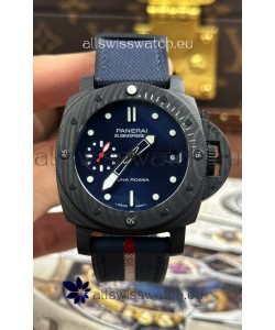 Panerai Super Clone Submersible PAM01563 Carbotech Luna Rossa Watch 42MM