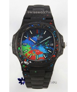 Patek Philippe Nautilus 5711 DiW Motley Carbon Dial 1:1 Mirror Swiss Replica Watch