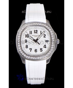 Patek Philippe Super Clone Aquanaut Stainless Steel White Dial 38.5MM Watch 