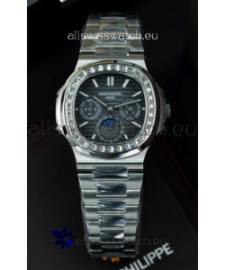 Patek Philippe Nautilus 5740 Perpetual Calendar Stainless Steel Grey Dial Swiss Replica Watch