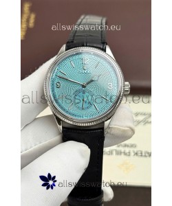 Rolex 1908 Perpetual Swiss Movement Replica Watch in Steel Casing Ice Blue Dial 