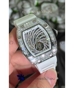 Richard Mille RM51-02 Stainless Steel Casing Watch in Mossanites Automatic Movement