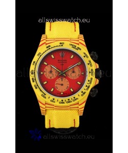 Rolex Daytona DiW Volcano Edition Watch - Forged Cabon Casing 1:1 Mirror Replica