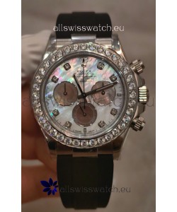 Rolex Daytona Super Clone Steel Casing Cal.4131 Movement Watch Custom Sapphires Bezel