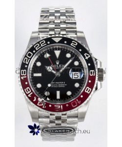 Rolex GMT Masters II Super Clone 12719 "Blaken" 904L Steel Black Dial Watch 