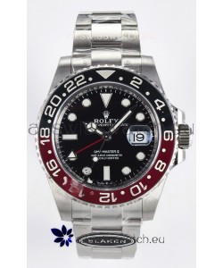 Rolex GMT Masters II Super Clone 12719 "Blaken" 904L Steel Black Dial Watch 