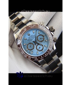 Rolex Daytona Japanese Movement Replica Watch in Ice Blue Dial - Ceramic Bezel 
