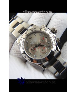 Rolex Daytona Japanese Movement Replica Watch in Grey Dial 