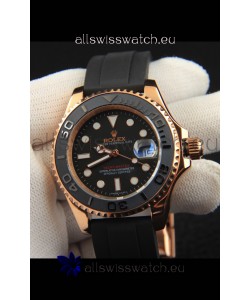 Rolex Yachtmaster Everrose Gold Japanese Replica Watch - 40MM