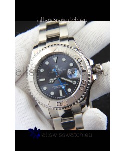 Rolex Yachtmaster Stainless Steel Japanese Replica Watch - 40MM - Grey Dial 