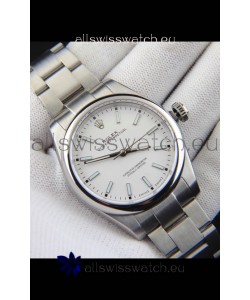 Rolex Oyster Perpetual Japanese Movement Replica Watch 39MM - White Dial